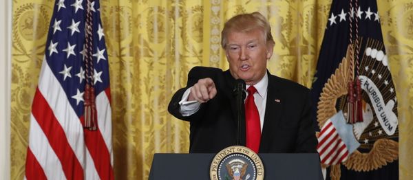 President Donald Trump calls on a reporter during a news conference, Thursday, Feb. 16, 2017, in the East Room of the White House in Washington - Sputnik International
