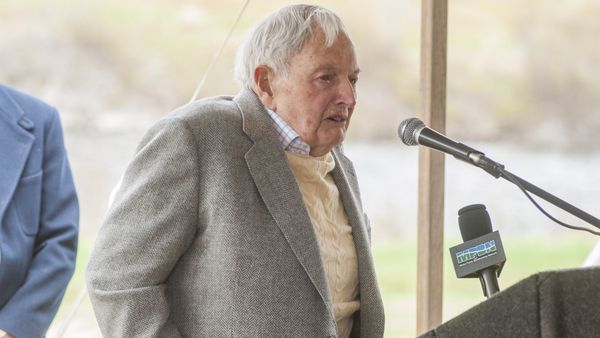 David Rockefeller speaks at a ceremony in Mount Desert, Maine. (File) David Rockefeller speaks at a ceremony in Mount Desert, Maine. (File) - Sputnik International