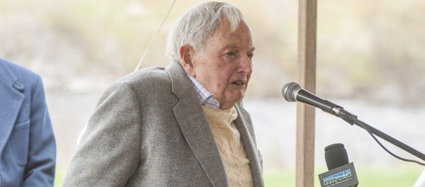 David Rockefeller speaks at a ceremony in Mount Desert, Maine. (File) David Rockefeller speaks at a ceremony in Mount Desert, Maine. (File) - Sputnik International