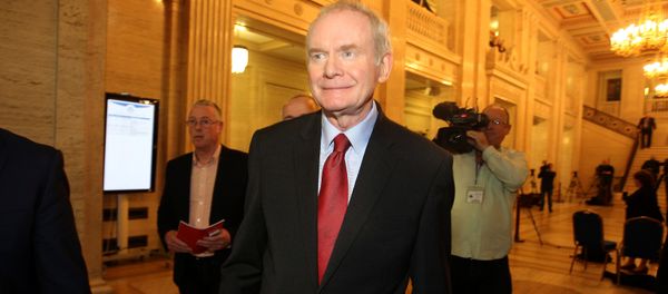 Northern Ireland's former Deputy First Minister Martin McGuinness leaves Assembly at Parliament Buildings in Stormont in Belfast, Northern Ireland, January 16, 2017. Northern Ireland's former Deputy First Minister Martin McGuinness leaves Assembly at Parliament Buildings in Stormont in Belfast, Northern Ireland, January 16, 2017. - Sputnik International