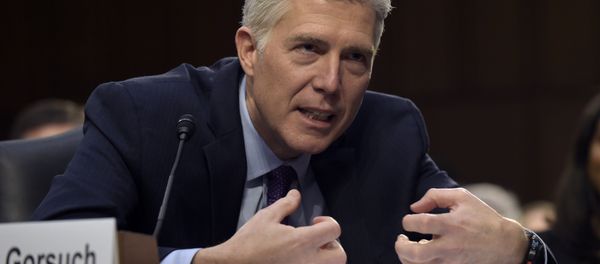 Supreme Court Justice nominee Neil Gorsuch testifies on Capitol Hill in Washington, Tuesday, March 21, 2017, during his confirmation hearing before the Senate Judiciary Committee. Supreme Court Justice nominee Neil Gorsuch testifies on Capitol Hill in Washington, Tuesday, March 21, 2017, during his confirmation hearing before the Senate Judiciary Committee. - Sputnik International
