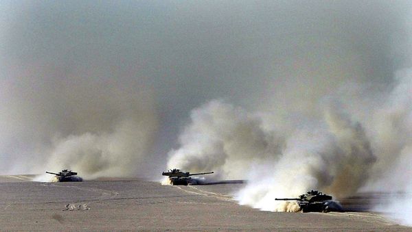 British Challenger II battle tanks. (File) British Challenger II battle tanks. (File) - Sputnik International