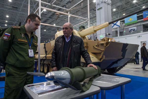A model of a miniature reconnaissance drone, which can be launched from a container like hand grenade - Sputnik International