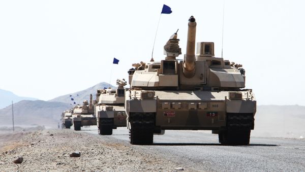 French-made Leclerc tanks of the Saudi-led coalition are deployed in the coastal district of Dhubab on January 7, 2017, during a military operation against Shiite Huthi rebels and their allies French-made Leclerc tanks of the Saudi-led coalition are deployed in the coastal district of Dhubab on January 7, 2017, during a military operation against Shiite Huthi rebels and their allies - Sputnik International