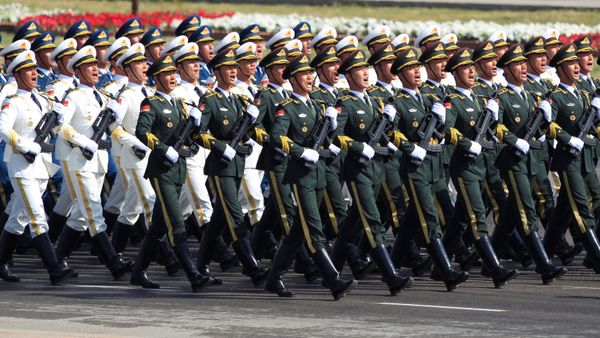 Chinese troops march as they take part in Pakistan Day military parade in Islamabad, Pakistan, March 23, 2017 Chinese troops march as they take part in Pakistan Day military parade in Islamabad, Pakistan, March 23, 2017 - Sputnik International