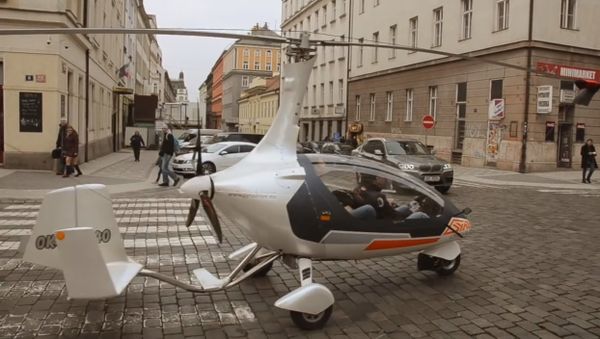 Czech Builds a Flying Car to Fly to Prague for a Cup of Coffee Czech Builds a Flying Car to Fly to Prague for a Cup of Coffee - Sputnik International