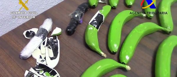 Drugs Found In Fake Bananas Drugs Found In Fake Bananas - Sputnik International