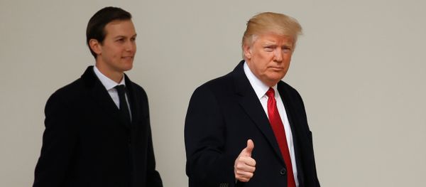 U.S. President Donald Trump gives a thumbs-up as he and White House Senior Advisor Jared Kushner depart the White House in Washington, U.S., March 15, 2017 U.S. President Donald Trump gives a thumbs-up as he and White House Senior Advisor Jared Kushner depart the White House in Washington, U.S., March 15, 2017 - Sputnik International