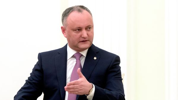 President of Moldova Igor Dodon President of Moldova Igor Dodon - Sputnik International