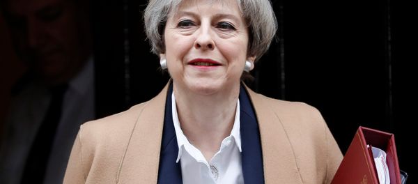 Britain's Prime Minister Theresa May leaves 10 Downing Street in London, March 29, 2017. - Sputnik International