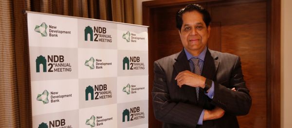 K. V. Kamath, President of New Development Bank, poses for a picture before start of an interview with Reuters, in New Delhi, India, March 30, 2017 - Sputnik International
