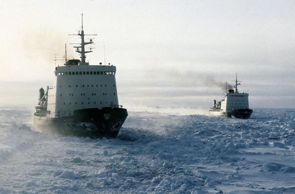 Soviet ice-breakers in the Chukchee Sea, the Arctic Ocean - Sputnik International