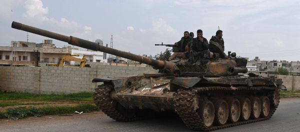 Syrian government troops - Sputnik International