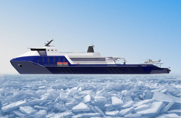 The 'Leader' nuclear icebreaker project. Concept art. - Sputnik International