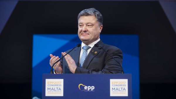 President of Ukraine Petro Poroshenko speaks at the congress of European People's Party in Malta - Sputnik International