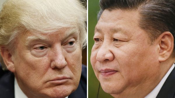 This combination of file photos shows U.S. President Donald Trump on March 28, 2017, in Washington, left, and Chinese President Xi Jinping on Feb. 22, 2017, in Beijing This combination of file photos shows U.S. President Donald Trump on March 28, 2017, in Washington, left, and Chinese President Xi Jinping on Feb. 22, 2017, in Beijing - Sputnik International