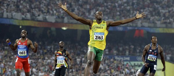 FILE - In this Aug. 20, 2008 file photo, Jamaica's Usain Bolt crosses the finish line to win the gold in the men's 200-meter final during the athletics competitions in the National Stadium at the Beijing 2008 Olympics in Beijing FILE - In this Aug. 20, 2008 file photo, Jamaica's Usain Bolt crosses the finish line to win the gold in the men's 200-meter final during the athletics competitions in the National Stadium at the Beijing 2008 Olympics in Beijing - Sputnik International