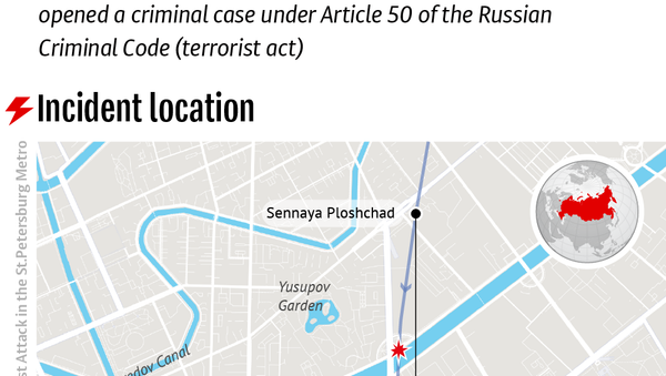 Terrorist Attack in St.Petersburg Metro - Sputnik International