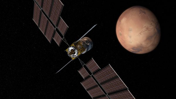 Boeing Deep Space transit vehicle on approach - Sputnik International