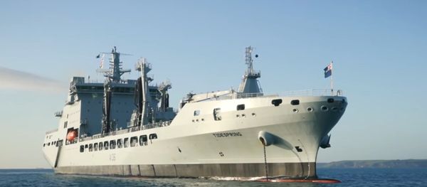 UK Navy's RFA Tidespring - Sputnik International