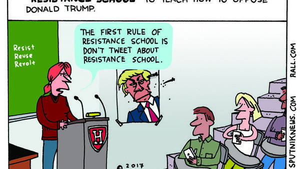 Resistance School Cartoon - Sputnik International