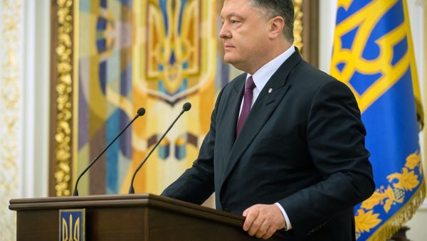 Ukrainian President Petro Poroshenko Ukrainian President Petro Poroshenko - Sputnik International