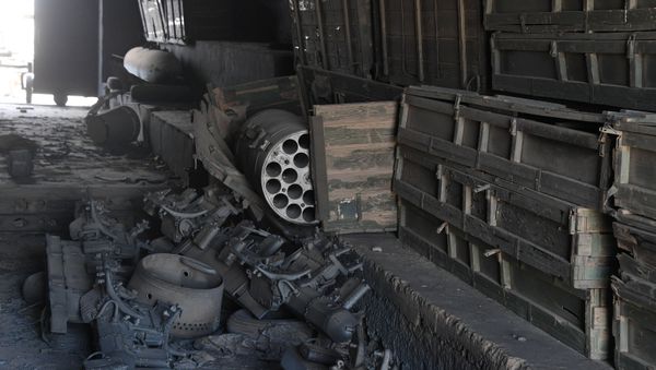 US missile attack on the Syrian airfield US missile attack on the Syrian airfield - Sputnik International