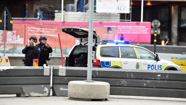 People killed in incident when a truck was driven Friday April 7 2017 into a department store in central Stockholm, Sweden April 7, 2017. - Sputnik International