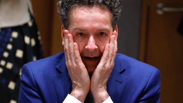 Dutch Finance Minister and Eurogroup President Jeroen Dijsselbloem takes part in a eurozone finance ministers meeting in Brussels, Belgium March 20, 2017. Dutch Finance Minister and Eurogroup President Jeroen Dijsselbloem takes part in a eurozone finance ministers meeting in Brussels, Belgium March 20, 2017. - Sputnik International