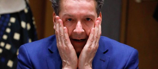 Dutch Finance Minister and Eurogroup President Jeroen Dijsselbloem takes part in a eurozone finance ministers meeting in Brussels, Belgium March 20, 2017. - Sputnik International