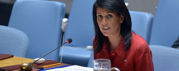 US Ambassador to the UN and UN security council president, Nikki Haley speaks during an United Nations Security Council meeting on Syria, at the UN headquarters in New York US Ambassador to the UN and UN security council president, Nikki Haley speaks during an United Nations Security Council meeting on Syria, at the UN headquarters in New York - Sputnik International