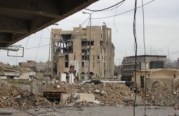 Destroyed buildings in Mosul Destroyed buildings in Mosul - Sputnik International