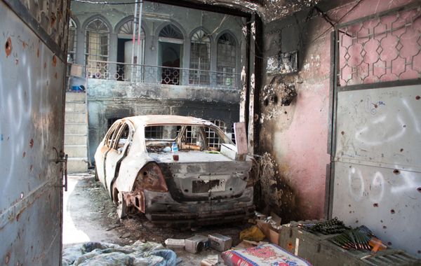 Burned car in Mosul Burned car in Mosul - Sputnik International