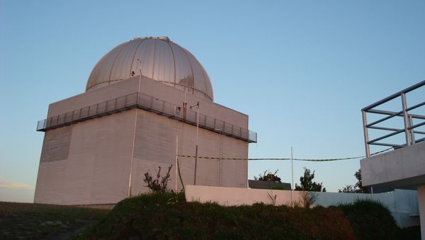Dome of the 1.6m telescope at the Pico dos Dias Observatory, National Laboratory of Astrophysics (LNA), Itajubá, Brazil. Dome of the 1.6m telescope at the Pico dos Dias Observatory, National Laboratory of Astrophysics (LNA), Itajubá, Brazil. - Sputnik International