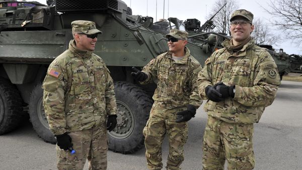 US servicemen in Latvia. File photo US servicemen in Latvia. File photo - Sputnik International