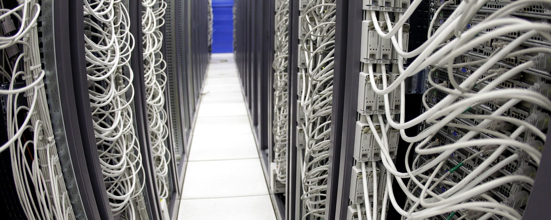 Cables connect server racks  - Sputnik International, 1920, 13.06.2022