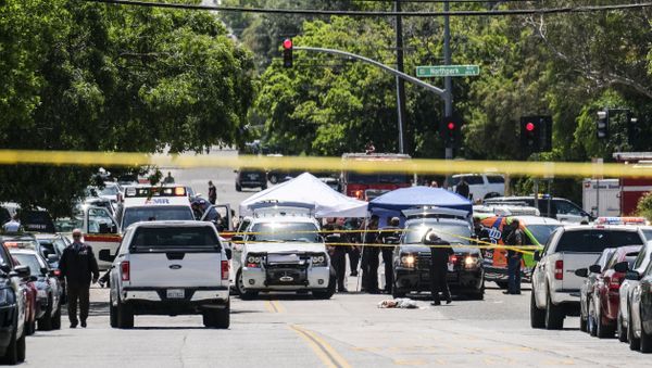 School Shooting Scene in California - Sputnik International