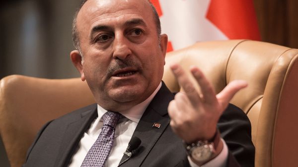 Turkish Foreign Minister Mevlut Cavusoglu speaks during a discussion on Turkey-US Strategic Partnership: Looking to the Future at the National Press Club in Washington, DC, on March 21, 2017 Turkish Foreign Minister Mevlut Cavusoglu speaks during a discussion on Turkey-US Strategic Partnership: Looking to the Future at the National Press Club in Washington, DC, on March 21, 2017 - Sputnik International