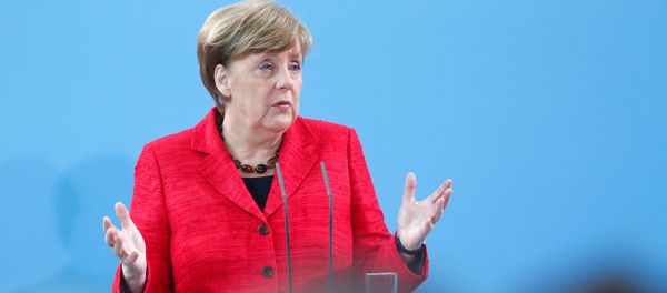 German Chancellor Angela Merkel attends an event that is honouring volunteers who help refugees, in Berlin, Germany, April 7, 2017. - Sputnik International