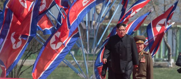 DPRK leader Kim Jong-il, center, at a ceremony to open a new residential area on Ryomyong Street in Pyongyang. DPRK leader Kim Jong-il, center, at a ceremony to open a new residential area on Ryomyong Street in Pyongyang. - Sputnik International