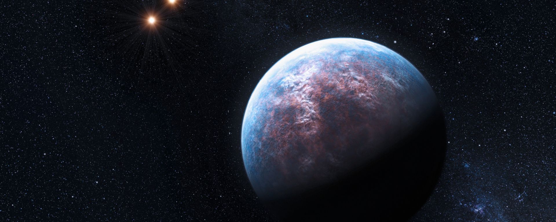 An artist's illustration of the Gliese 667Сс exoplanet An artist's illustration of the Gliese 667Сс exoplanet - Sputnik International, 1920, 15.10.2021