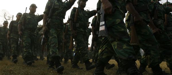 Nepalese former Maoist combatant parade. (File) - Sputnik International