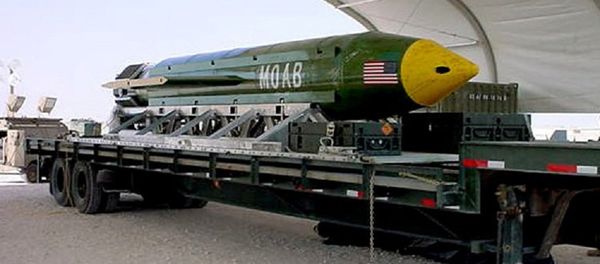 The GBU-43/B Massive Ordnance Air Blast (MOAB) bomb. (File) - Sputnik International
