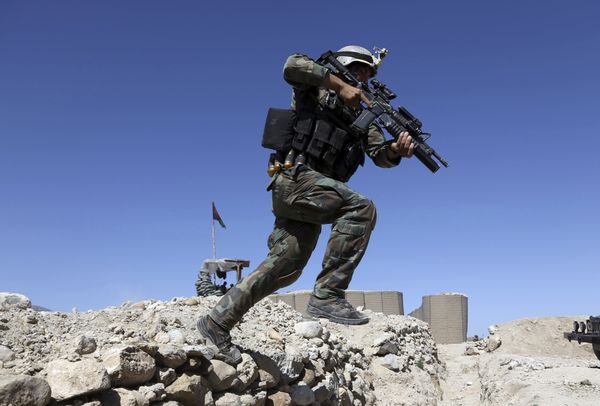 U.S. forces in Afghanistan on Thursday struck an Islamic State tunnel complex in eastern Afghanistan with the largest non-nuclear weapon ever used in combat by the U.S. military, - Sputnik International