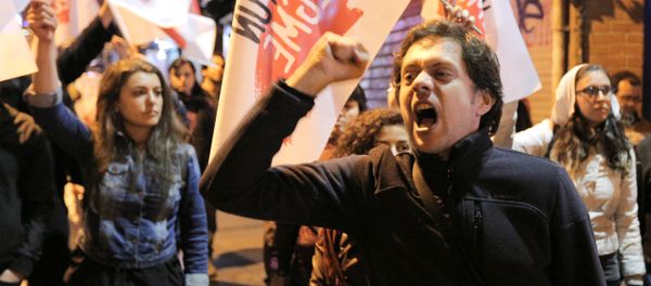 People protest against the results of the referendum in Istanbul, Turkey April 16, 2017 People protest against the results of the referendum in Istanbul, Turkey April 16, 2017 - Sputnik International