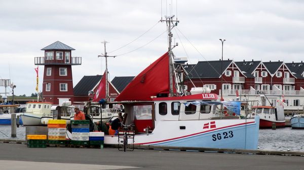 Danish vessels in a port - Sputnik International
