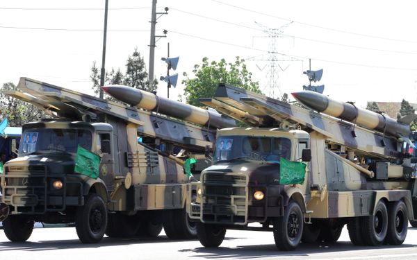 Iranian military trucks carry surface-to-air missiles during a parade on the occasion of the country's Army Day, on April 18, 2017, in Tehran Iranian military trucks carry surface-to-air missiles during a parade on the occasion of the country's Army Day, on April 18, 2017, in Tehran - Sputnik International