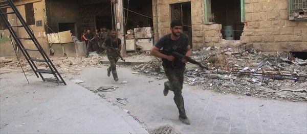 Syrian army soldiers. File photo Syrian army soldiers. File photo - Sputnik International