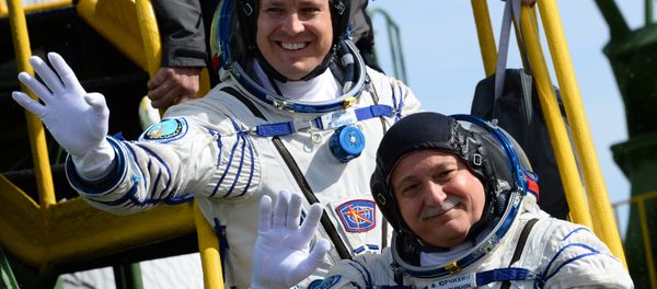 Roscosmos cosmonaut Fyodor Yurchikhin and NASA astronaut Jack Fischer Roscosmos cosmonaut Fyodor Yurchikhin and NASA astronaut Jack Fischer - Sputnik International