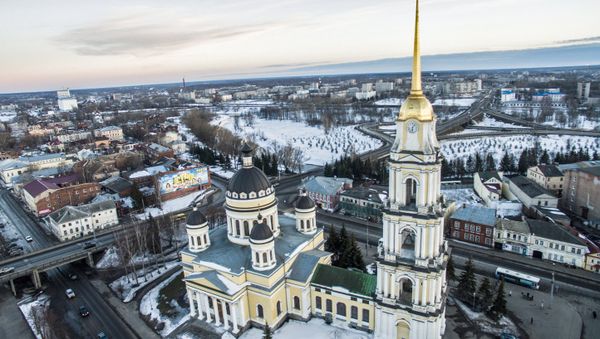 The Transfiguration Cathedral in Rybinsk, on the right bank of the Volga. File photo - Sputnik International